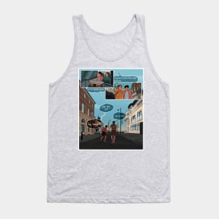 Nick and Charlie- Heartstopper beach comic - Herne Bay Tank Top